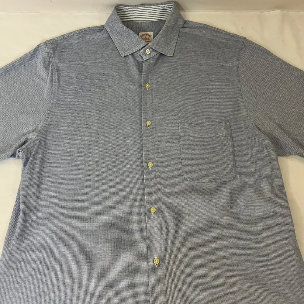 Brooks Brothers 1818 Performance‎ Knit Slim Tall Shirt Men
